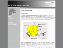 Tablet Screenshot of glow-discharge.com